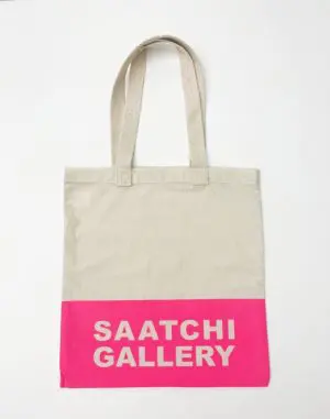 Cream And Pink Saatchi Gallery Bag