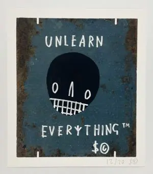 Unlearn everything - Limited edition by SKELETON CARDBOARD