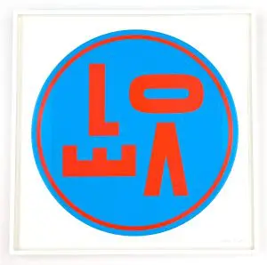 Revolving Love (Blue) by Gavin Turk