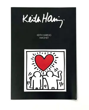 Be Mine Magnet by Keith Haring