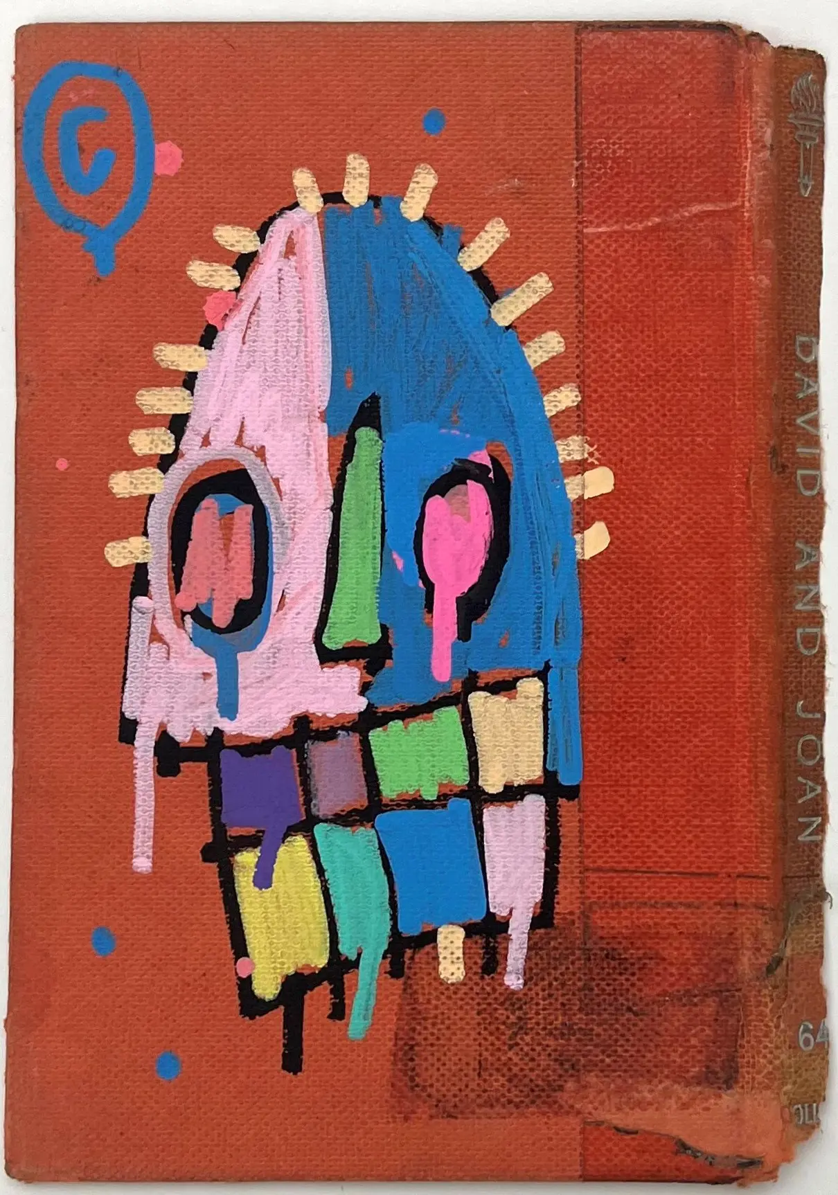 (RIGHT) DAVID AND JOAN BOOK COVER BY SKELETON CARDBOARD