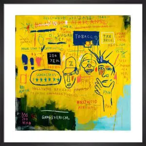 Hollywood Africans by Basquiat Mini Print