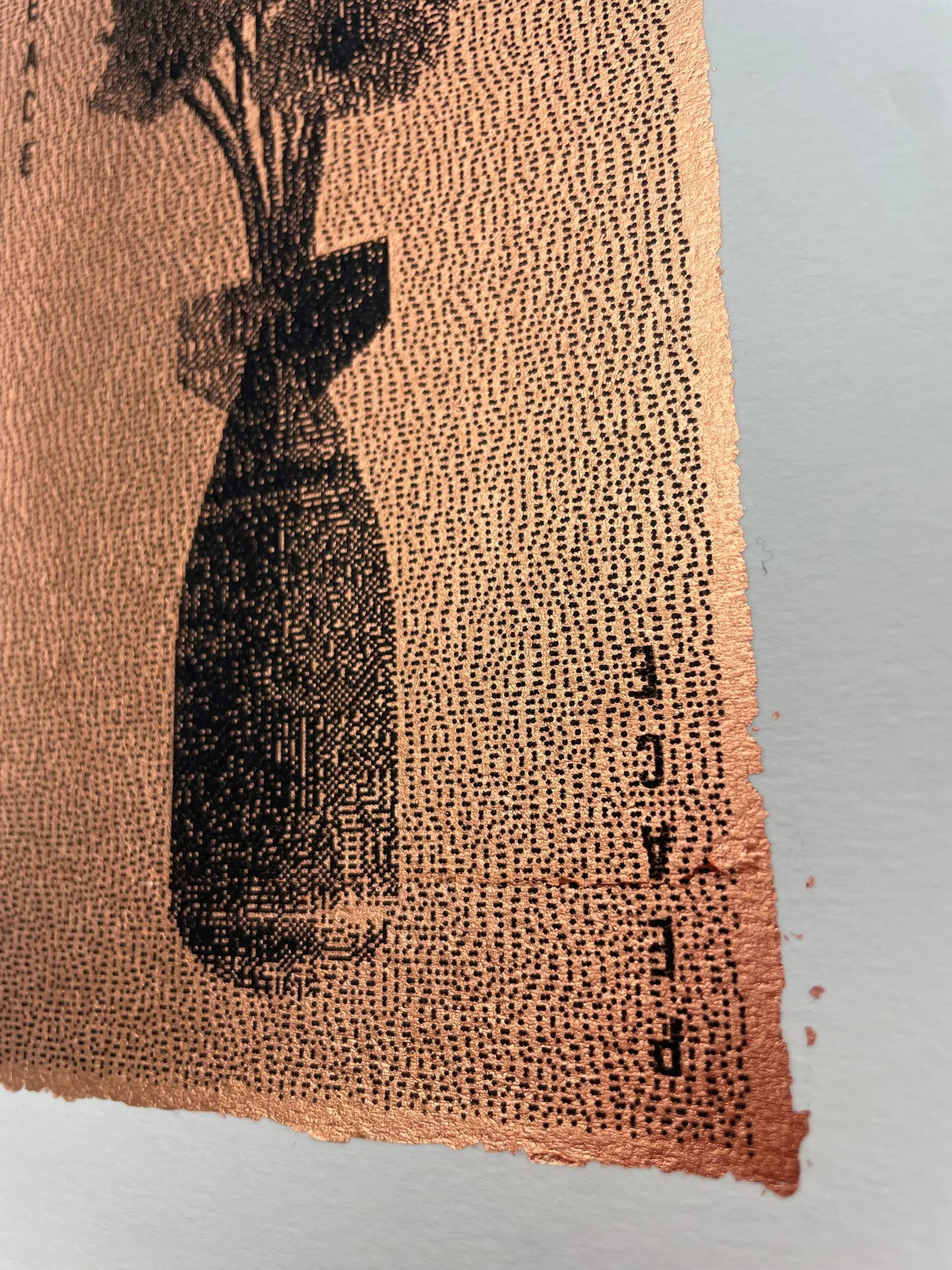 Peace on Earth - A5 Copper Edition by Heath Kane - Image 3