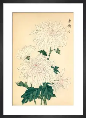 Karashishi Chrysanthemum Mini Print