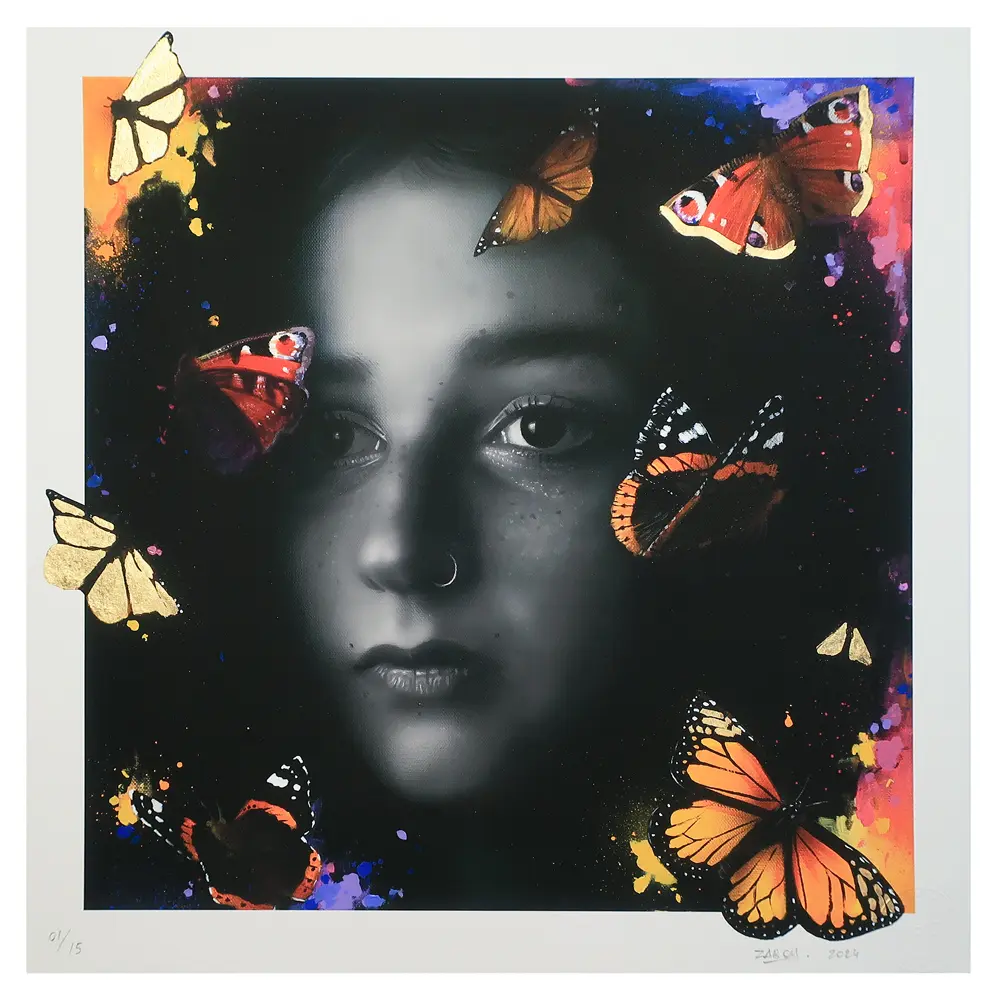 Out of the Darkness (Hand Finished Print) By Zabou