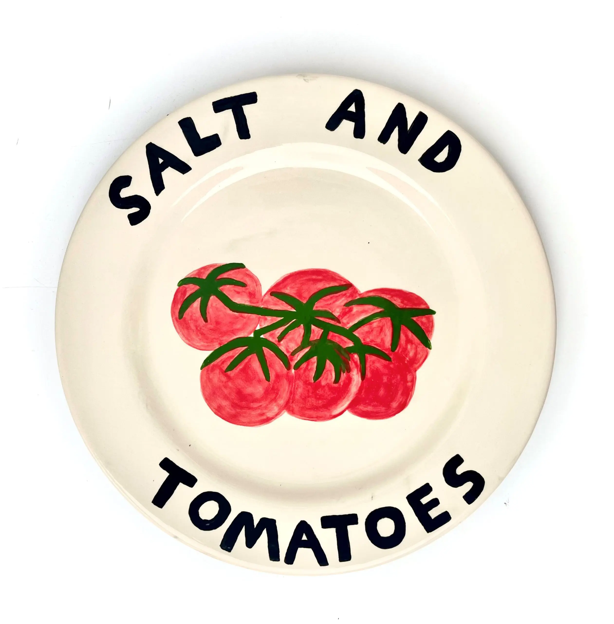 Salt and Tomatoes Plate by Harry Jones London