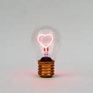 HEART CORDLESS LIGHTBULB