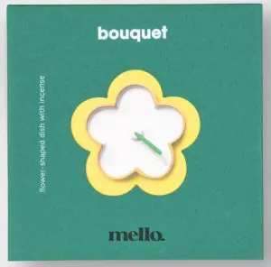 Bouquet: Mello Flower Shaped Incense Holder