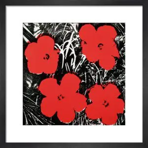 Flowers, c.1964 (4 Red) Mini Print