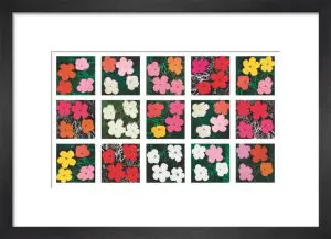 FLOWERS VARIOUS 64-70 WARHOL MINI PRINT
