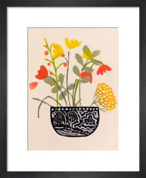 Wild Flower Bowl Mini Print