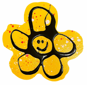 Flower Smiley (small) by Ryan Callanan