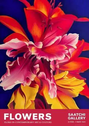 Flowers Exhibition Poster: Burst