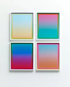 One Thing After Another Set (Framed) by Boo Saville