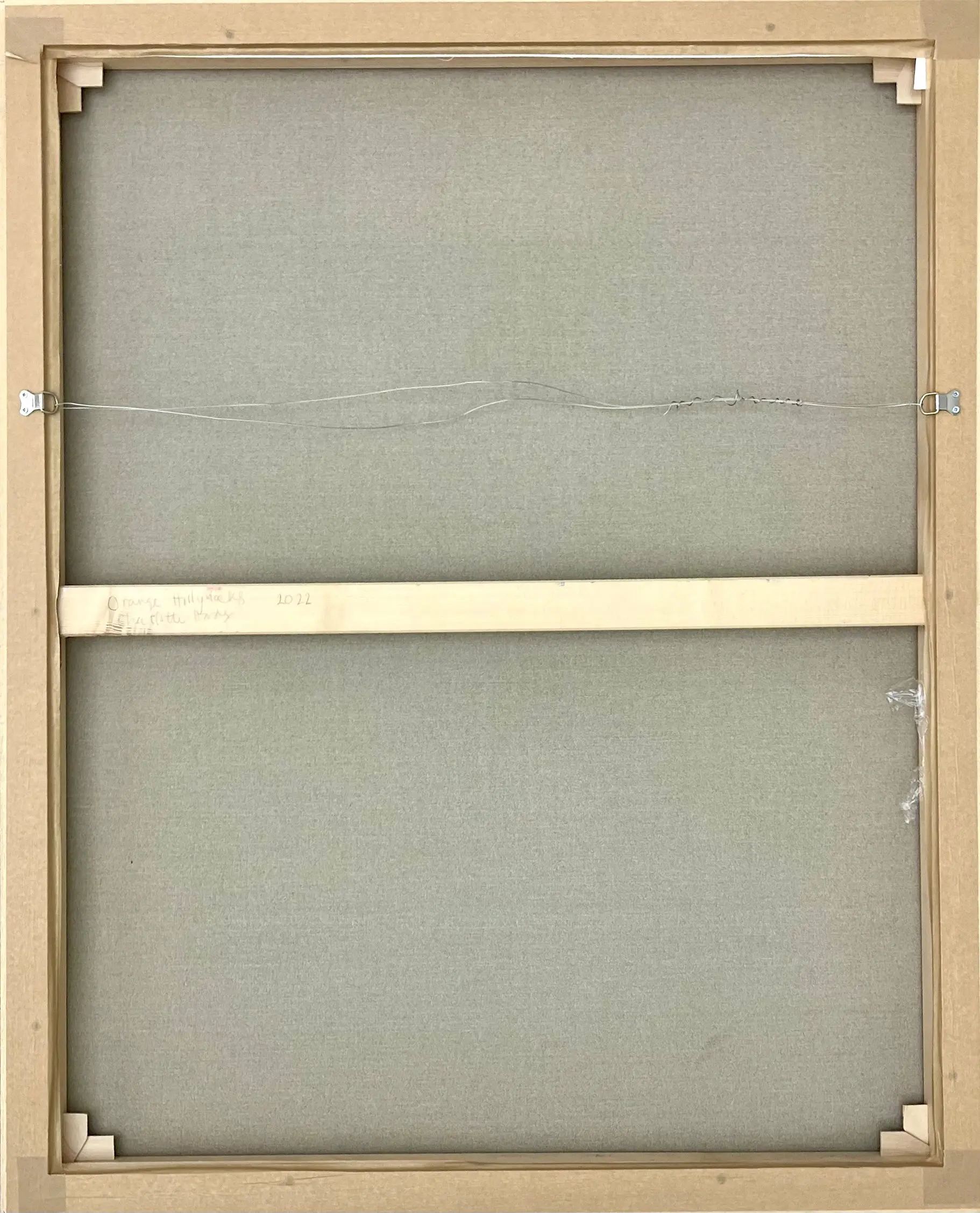 Orange Hollyhocks by Charlotte Hardy - Image 4