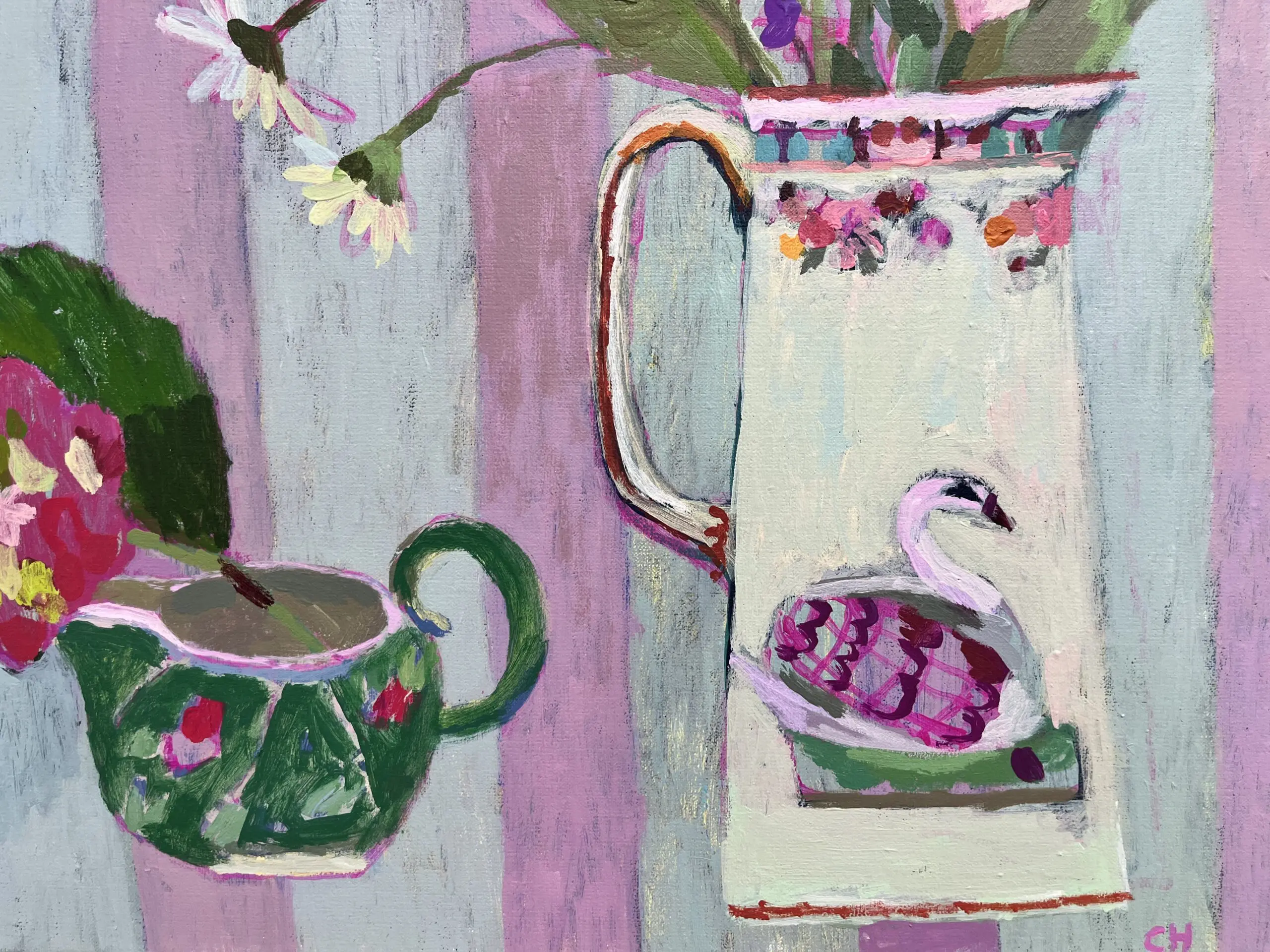 Papered with Flowers and Stripes by Charlotte Hardy - Image 3