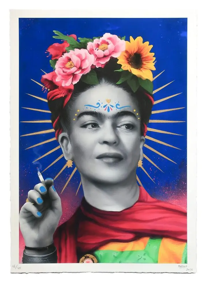Glorious Frida (Hand Finished) by ZABOU