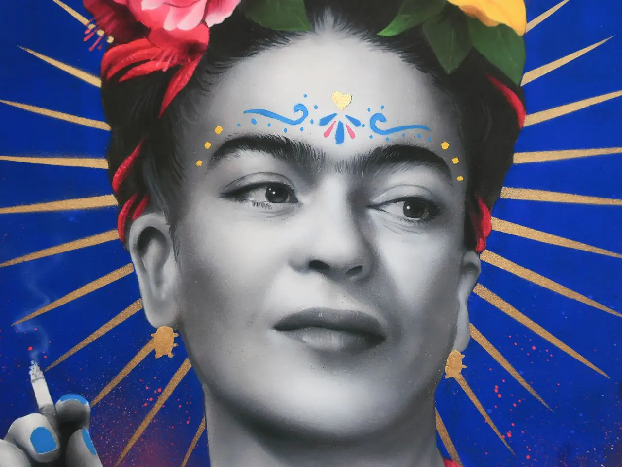 Glorious Frida (Hand Finished) by ZABOU - Image 2