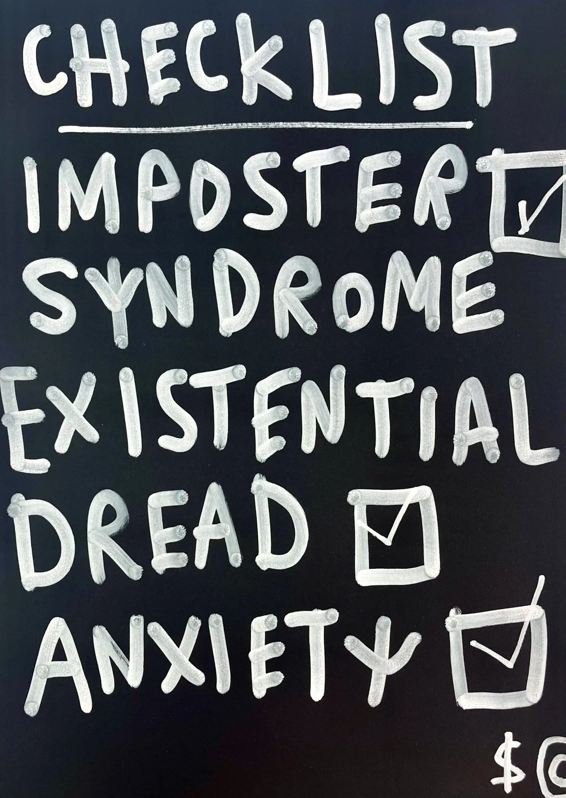 Check list (Imposter Syndrome) by Skeleton Cardboard - Image 2