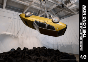 The Long Now Exhibition Poster: Golden Lotus by Conrad Shawcross