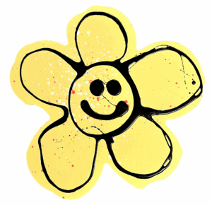 Flower Smiley (Medium) n.1 by Ryan Callanan