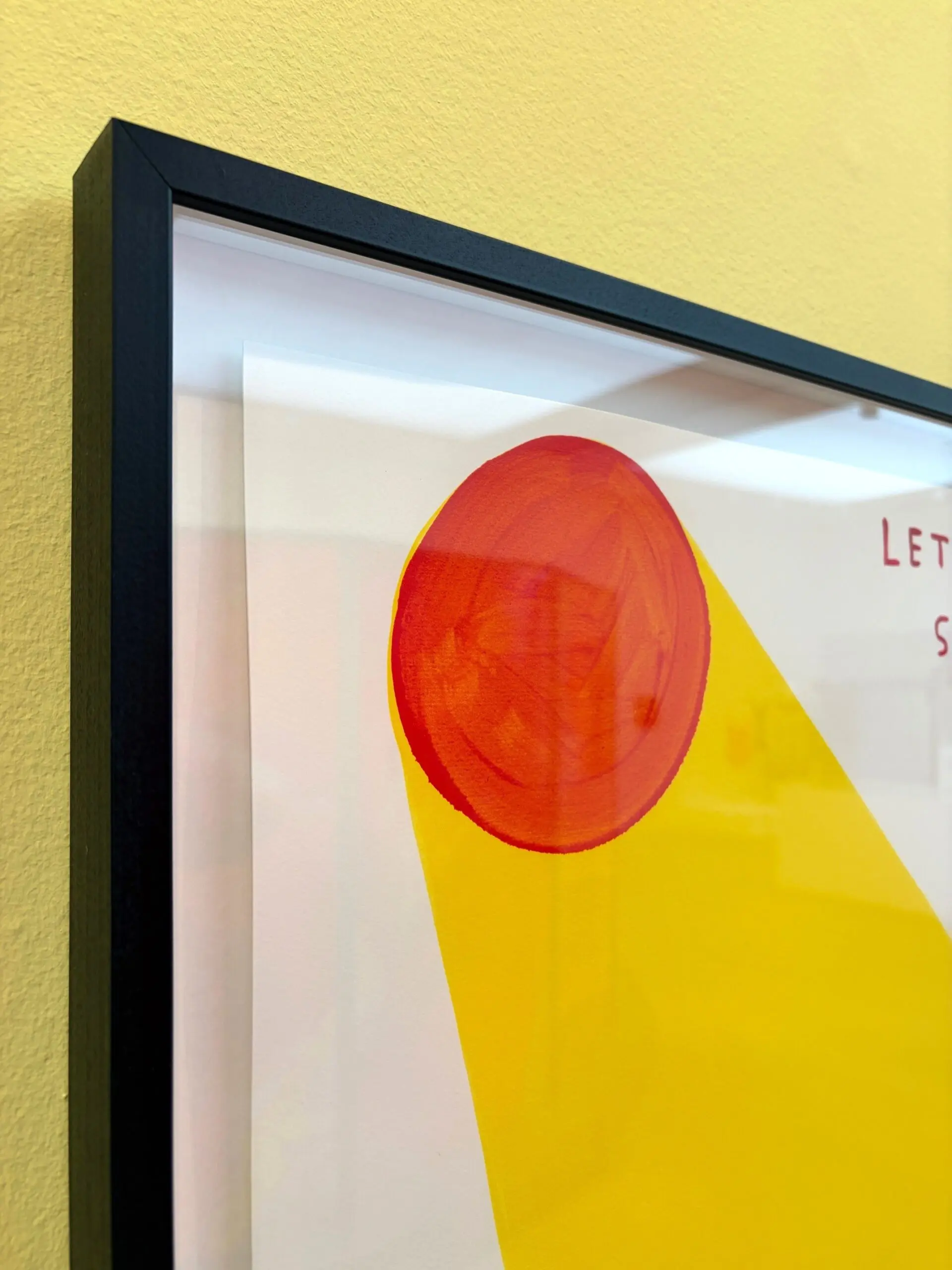 Let The Sunshine In by David Shrigley (Framed) - Image 4
