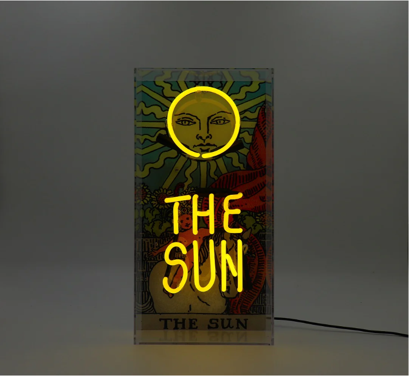 The Sun Tarot Neon Sign Light