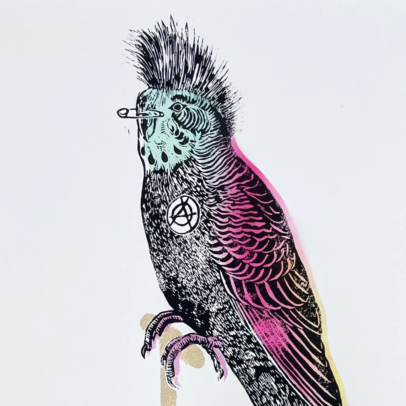 Buzz The Punk Budgie by Rugman - Image 5