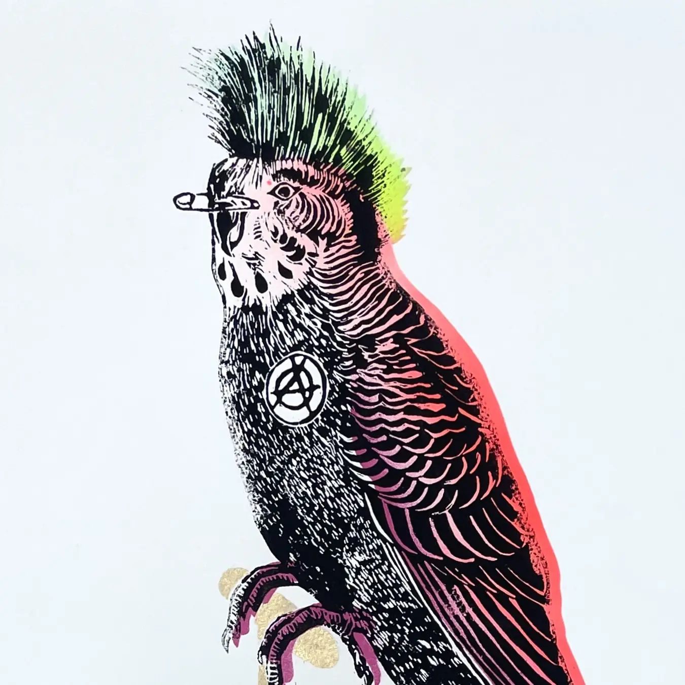 Buzz The Punk Budgie by Rugman - Image 4