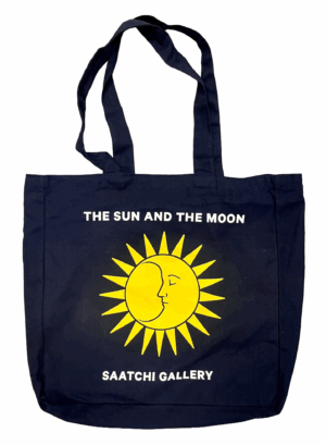 The Sun & The Moon Exhibition Tote Bag Navy