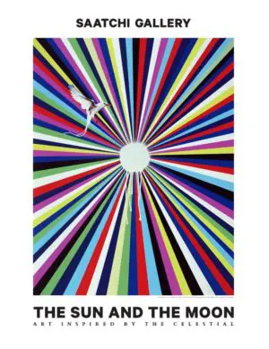 Sun Visor by Jim Lambie The Sun and The Moon Exhibition Poster