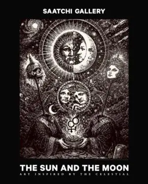 The Solar Lunar Accord by Catherine Nickford The Sun and The Moon Exhibition Poster