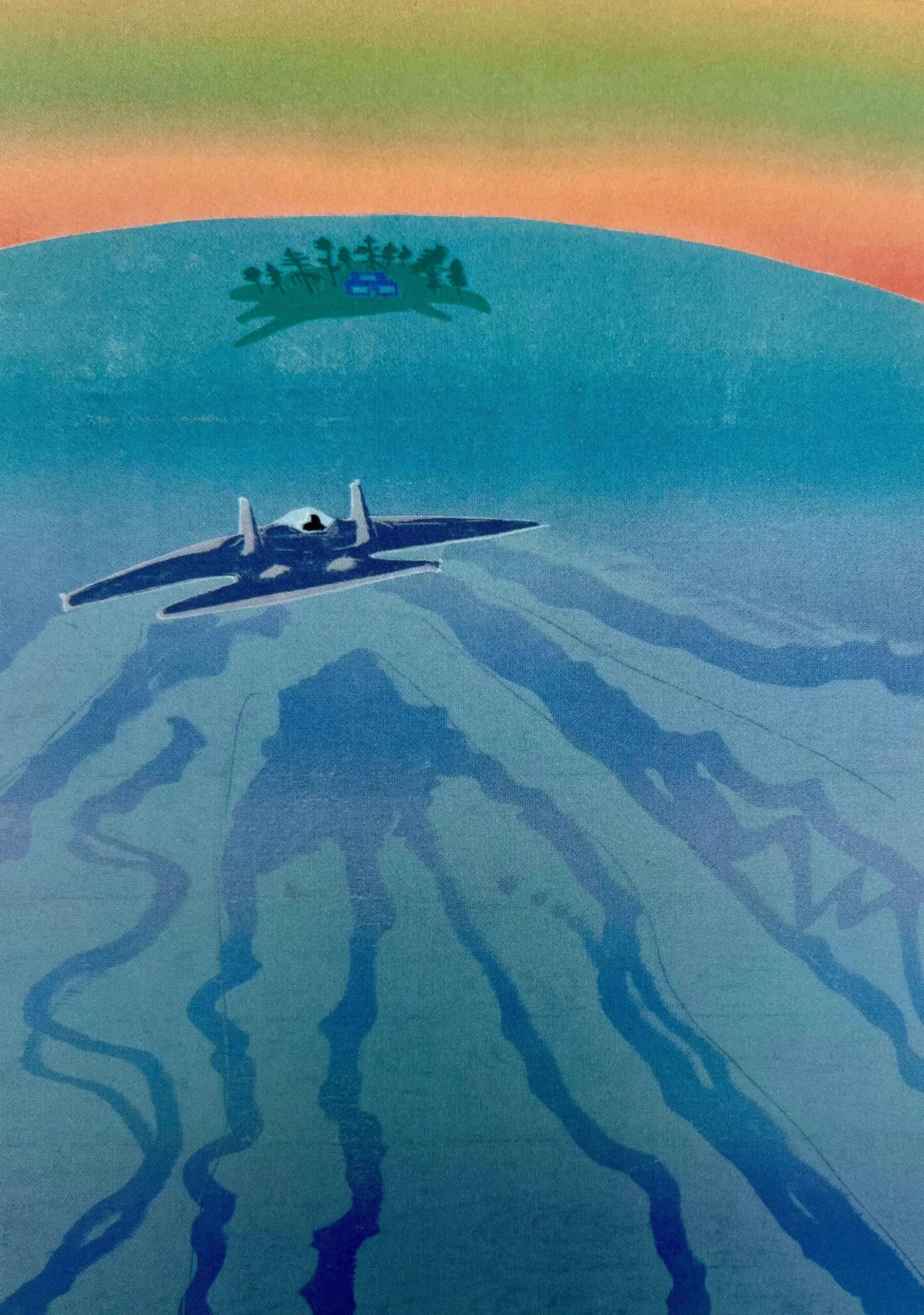 Lunar Voyage Postcard Set by Tom Hammick - Image 19