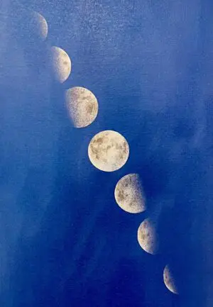 Illustration from What To Look For In The Night Sky from Ladybird Series Mini Print