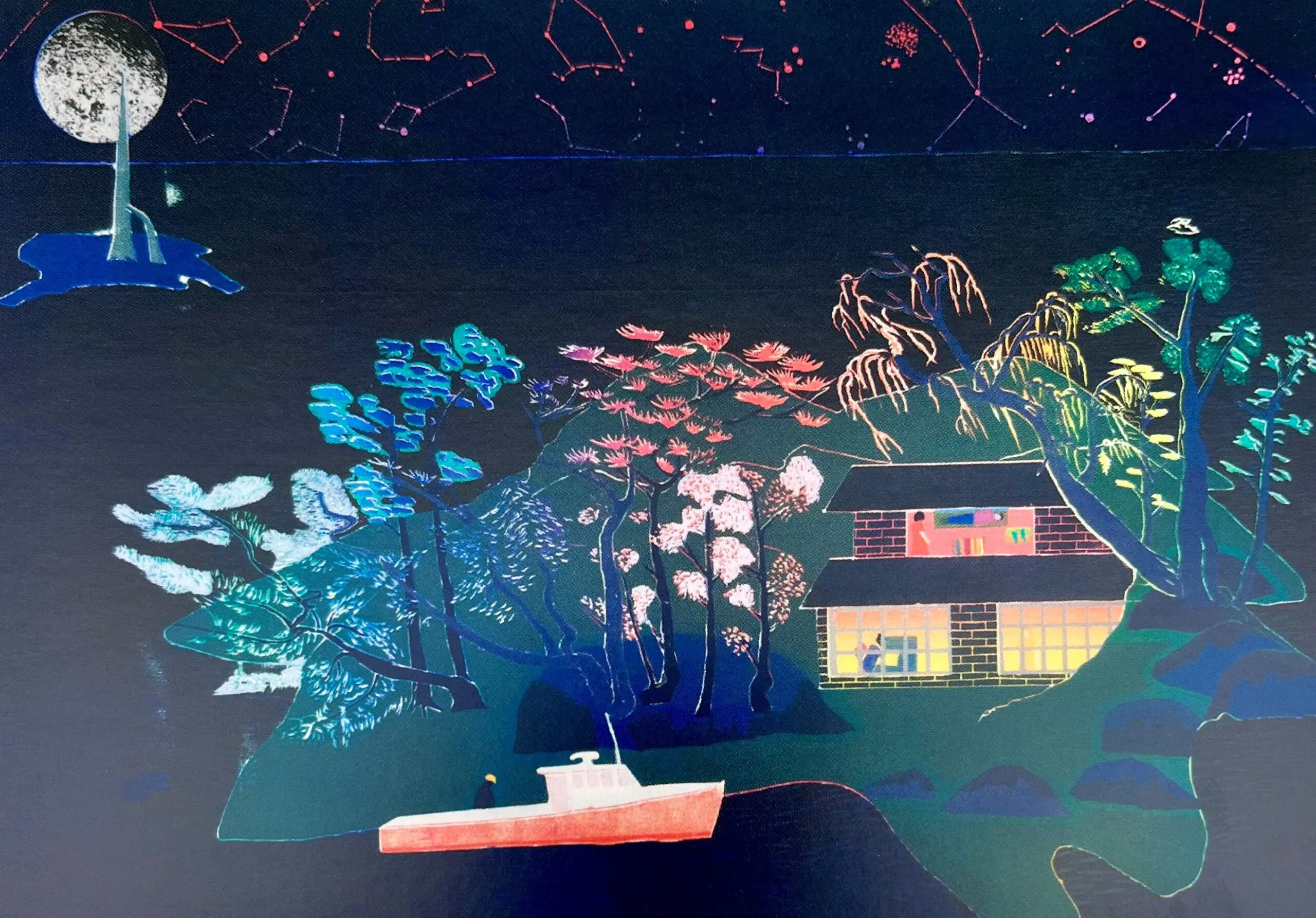 Lunar Voyage Postcard Set by Tom Hammick - Image 12