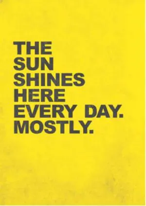 The Sun Shines Here by Nick Cranston Mini Print