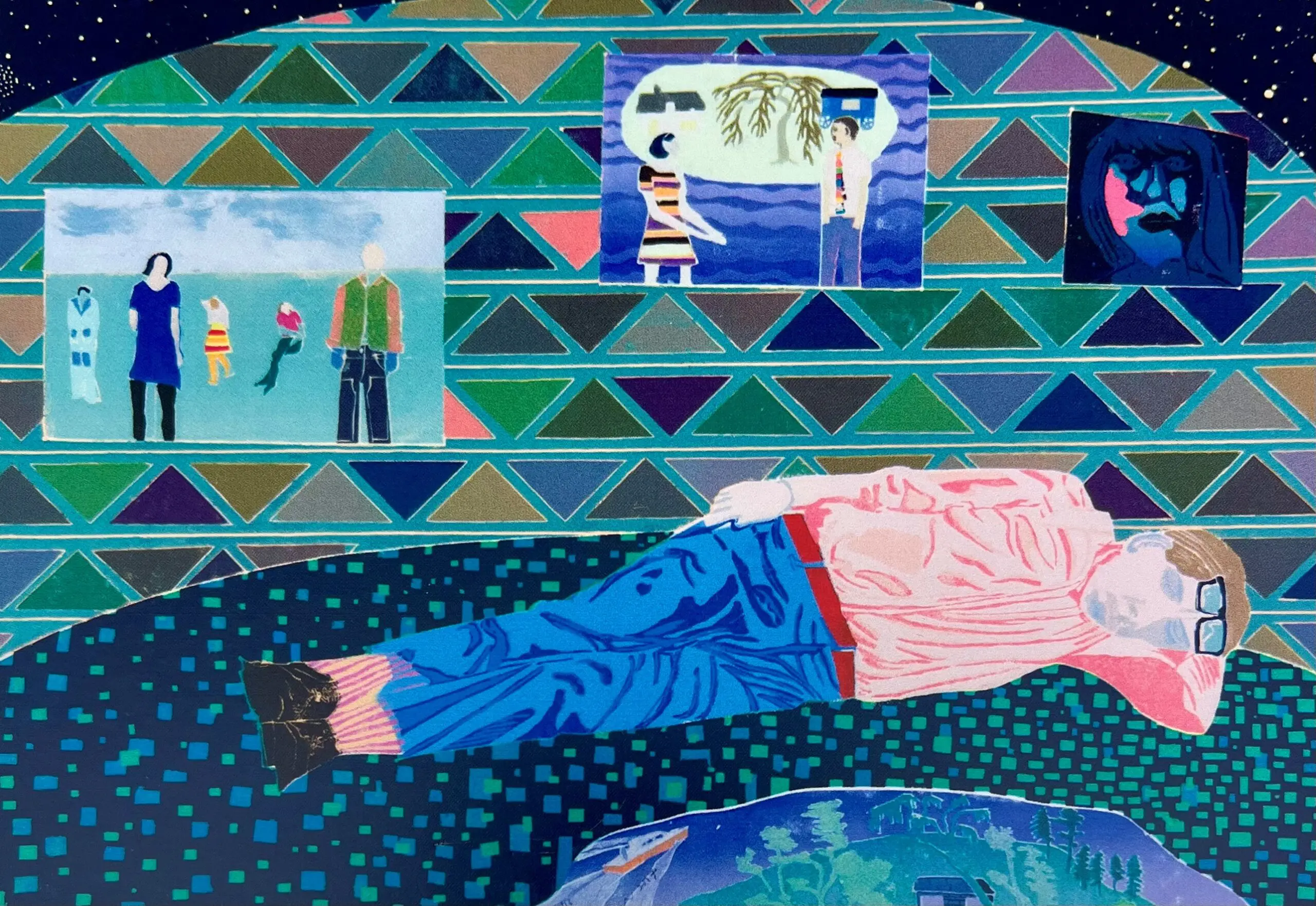 Lunar Voyage Postcard Set by Tom Hammick - Image 4