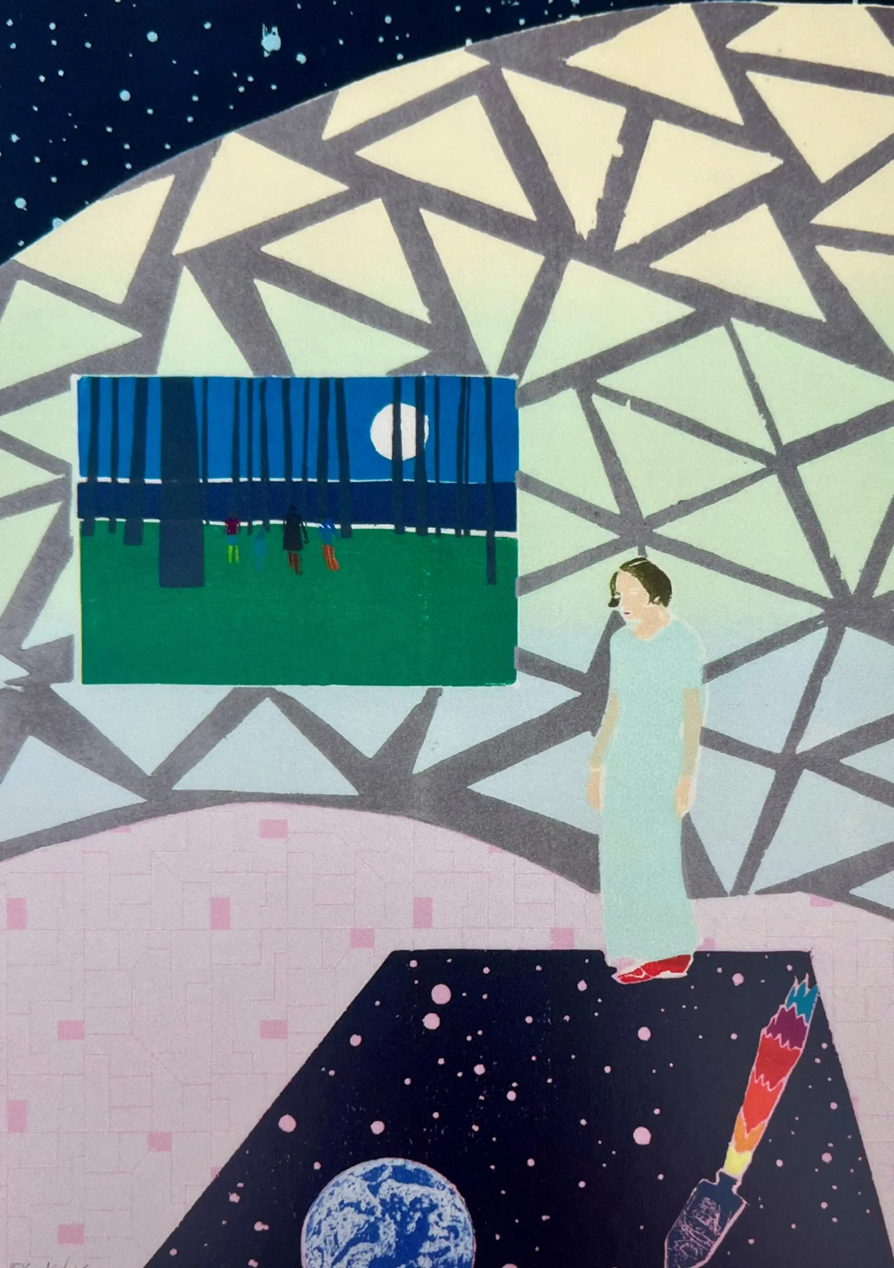 Lunar Voyage Postcard Set by Tom Hammick - Image 5