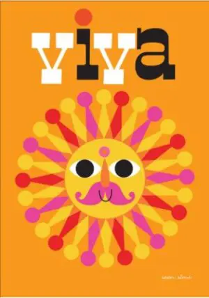 Viva by Sean Sims Mini Print