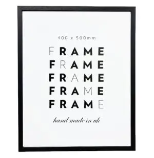 Frame Black Stained Ash 40 x 50 Cm