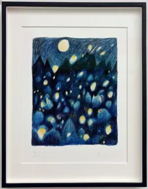 Sleepy Solstice (Framed) by Lucy Mahon