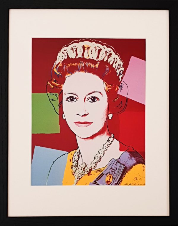 Reigning Queens: Queen Elizabeth II of the United Kingdom, 1985 By Warhol Mini Print-8680