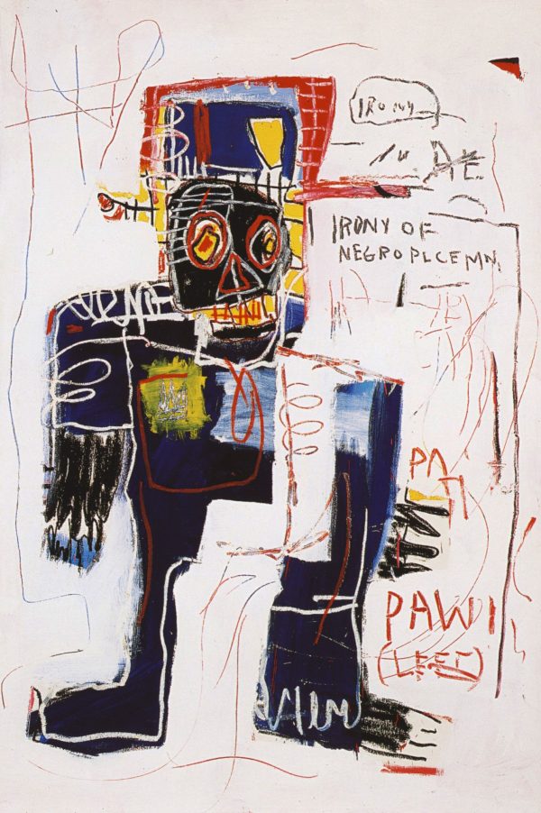 BASQUIAT IRONY NEGRO POLICEMAN MAGNET