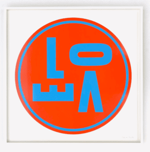 Revolving Love (Orange) by Gavin Turk