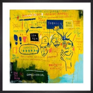 Hollywood Africans by Basquiat Mini Print