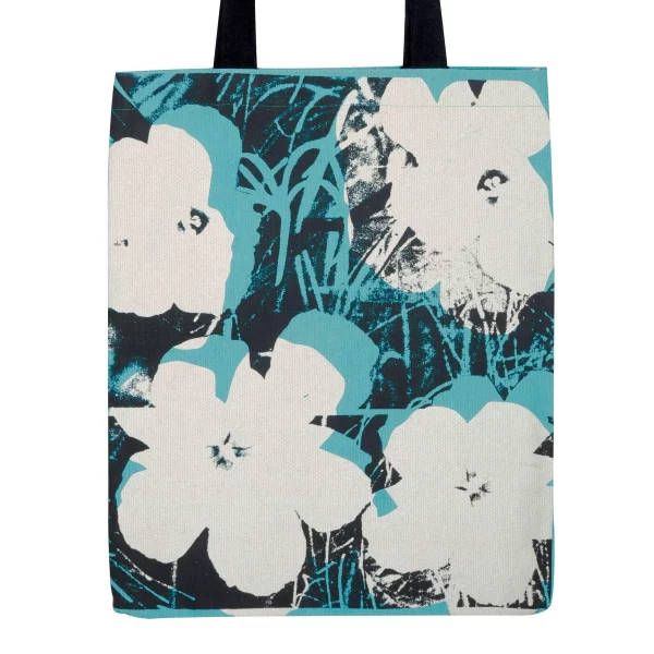 Andy Warhol Blue Poppies Tote Bag - Image 3