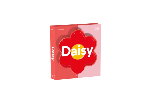 Daisy Plate in Red - Image 3