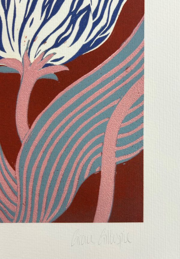 Stripey Tulip (Pink) by Grace Gillespie - Image 4