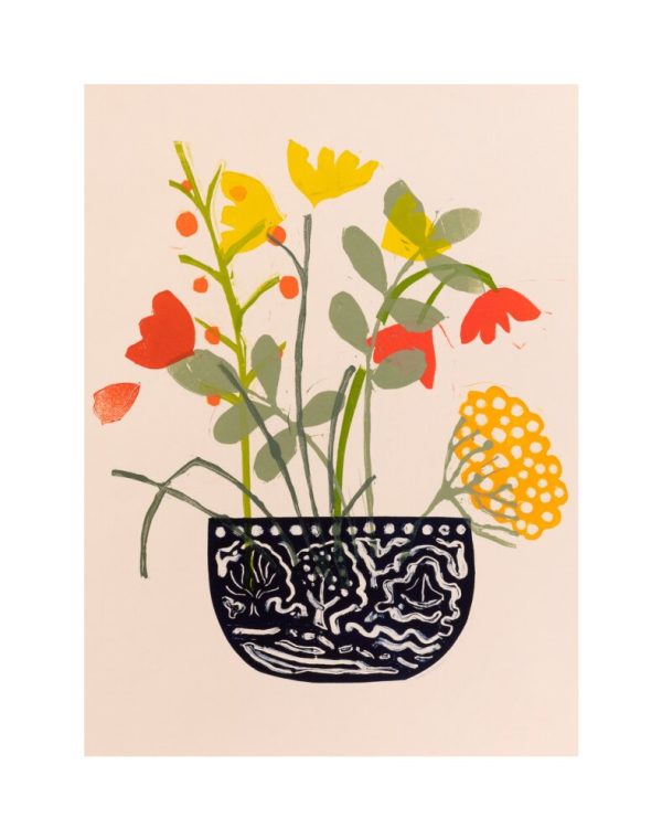 Wild Flower Bowl Mini Print