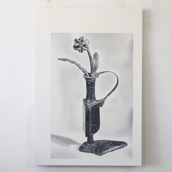 Painting of Picasso Sculpture (Vase with flower,1951) by Realf Heygate